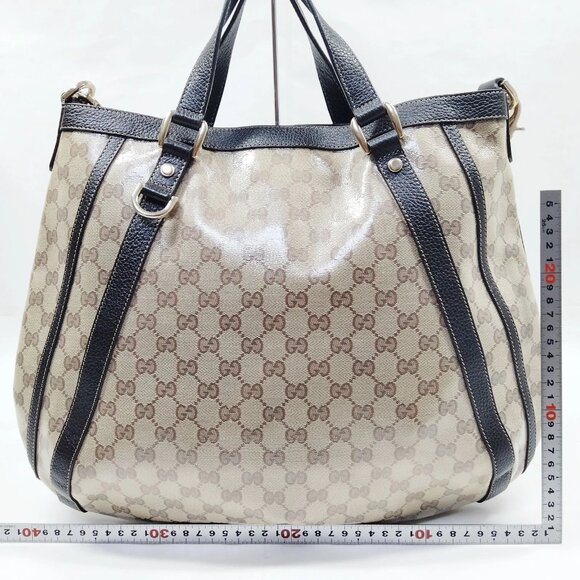 Gucci Brown Coated Canvas Hand Bag mon520-102825 - Picture 2 of 16